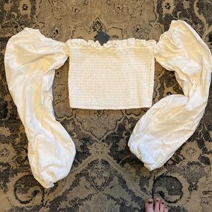 Nasty gal off the shoulder top!